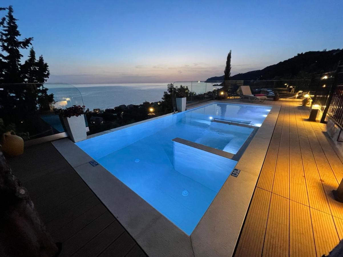 Casa Tramonto Beach View อากิออส กอร์ดิออส ภายนอก รูปภาพ