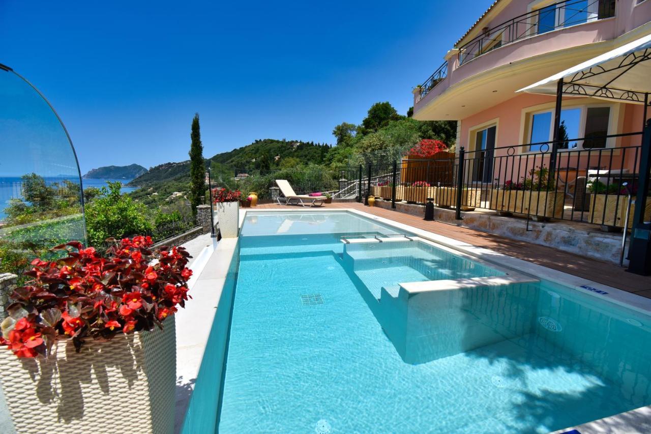 Casa Tramonto Beach View อากิออส กอร์ดิออส ภายนอก รูปภาพ